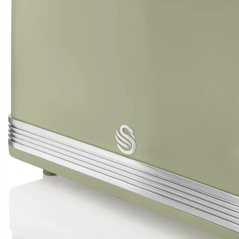 SWAN Retro Broodrooster Vintage 2-Slots Groen 815W — foto 6