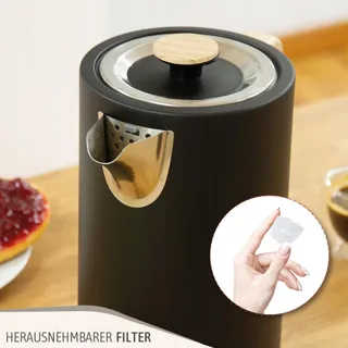 BRIEBE Waterkoker 1,7L 2200W Draadloos BPA-vrij Nordisch Design — miniatuur 7