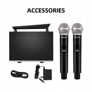DEBRA Draadloze UHF Microfoonset Kerk Karaoke Bruiloft — miniatuur 9