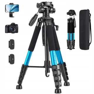 JOILCAN Camerastatief 187cm Aluminium Telefoonhouder Tas — miniatuur 1