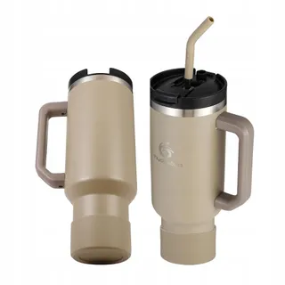 HYDRO2GO Thermosbeker met Rietje 1200ml BPA-vrij Warm Koud — miniatuur 5
