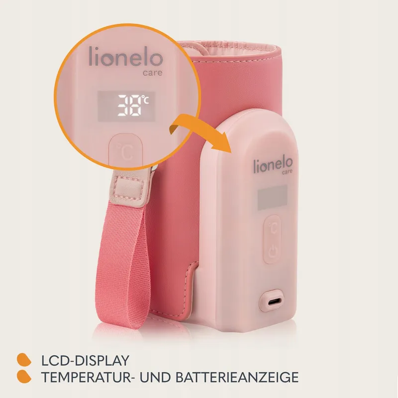 LIONELO Thermup Go Evo Flessenwarmer USB-C LCD 5 Temperaturen — foto 3