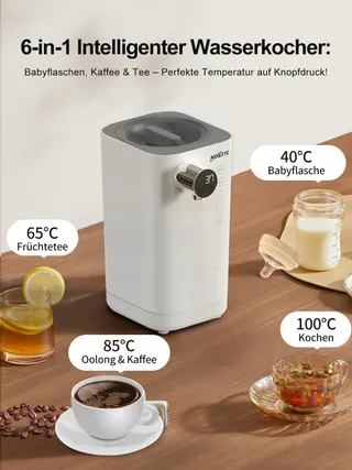KOSTTE Slimme Flessenwarmer 1,5L Snelle Bereiding — miniatuur 7