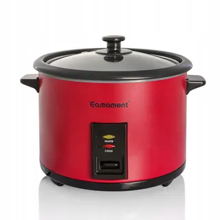 EAMOMENT Rijstkoker 1,8L 700W 1-10 Personen Rood — miniatuur 1