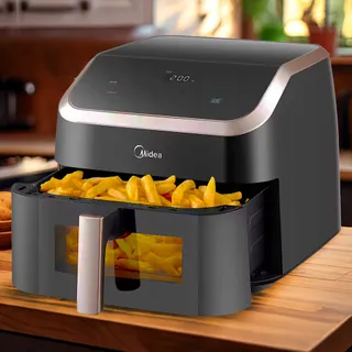 MIDEA Airfryer XXL 9L 8-in-1 Grill Bakken Dehydrateren — miniatuur 10