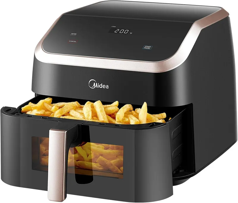 MIDEA Airfryer XXL 9L 8-in-1 Grill Bakken Dehydrateren — foto 8