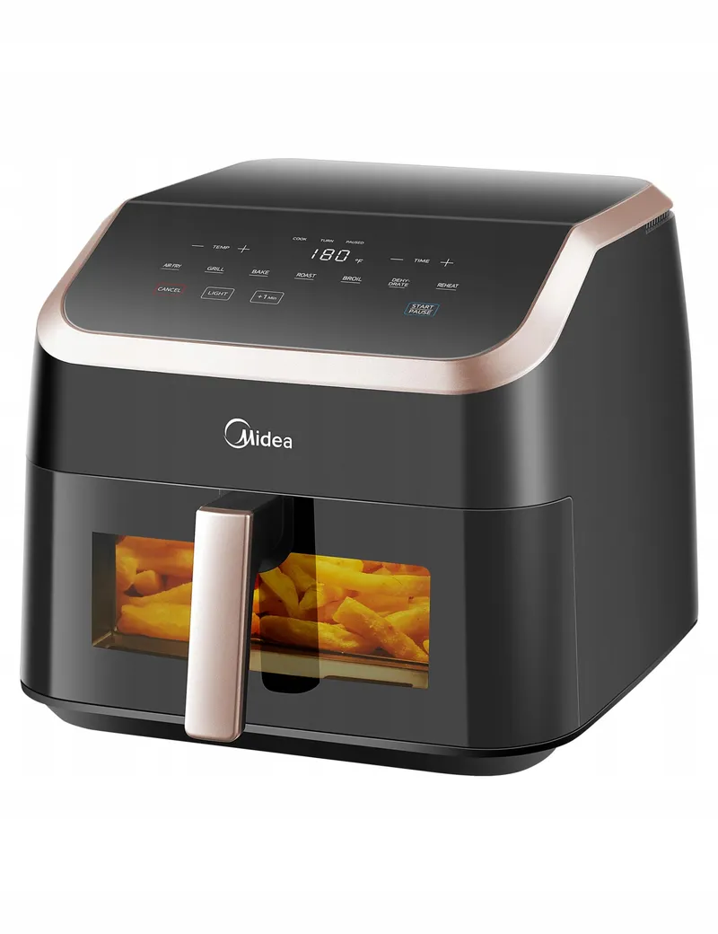 MIDEA Airfryer XXL 9L 8-in-1 Grill Bakken Dehydrateren — foto 1