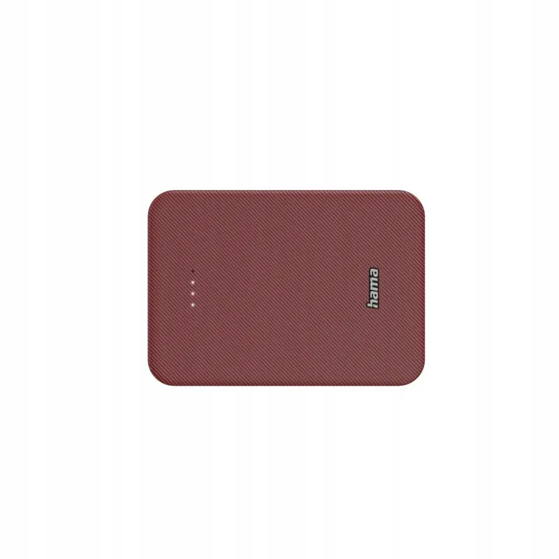HAMA Powerbank 10000mAh USB C USB A LED Indicator Rood — foto 3