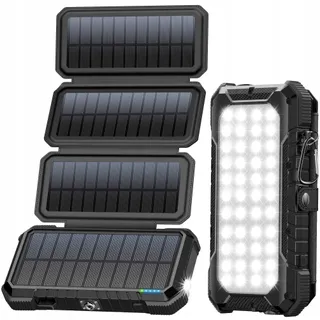 BLAVOR Solar Powerbank 20000mAh Waterdicht USB C QC 3.0 — miniatuur 1