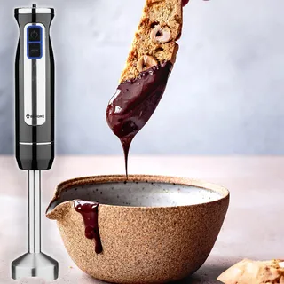 BEHOME Staafmixer Roestvrij Staal 800W 8 Snelheden LED — miniatuur 5