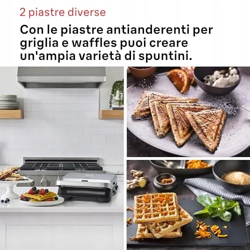 BRAUN SnackMaker 5 SM5005 Grill Wafelijzer 800W Zilver — foto 4