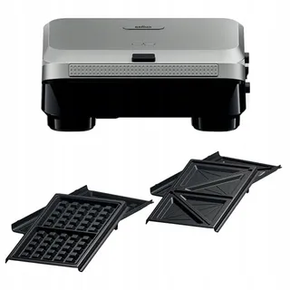 BRAUN SnackMaker 5 SM5005 Grill Wafelijzer 800W Zilver — miniatuur 1
