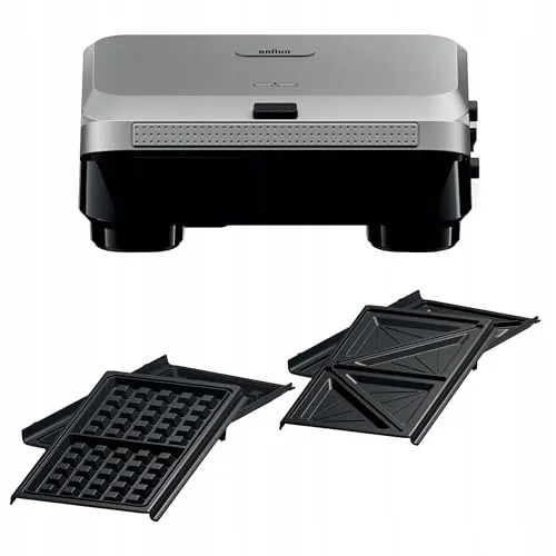 BRAUN SnackMaker 5 SM5005 Grill Wafelijzer 800W Zilver — foto 1