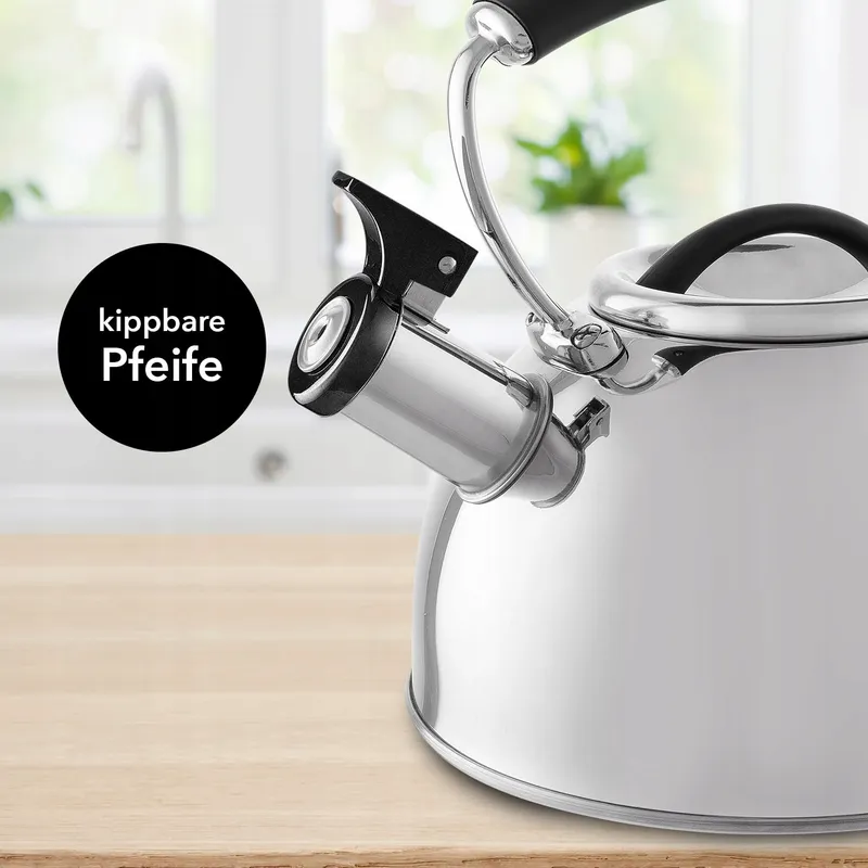 FLORINA Asta Fluitketel 2,3L Roestvrij Staal Inductie — foto 3