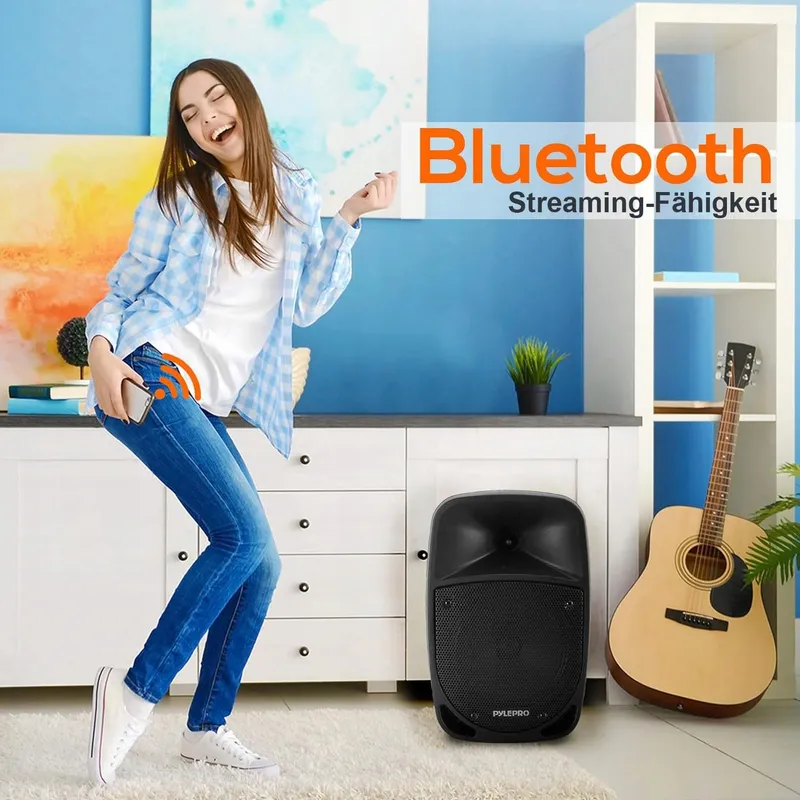 PYLE Draagbare Karaoke Machine Bluetooth 800W Party LED β foto 5