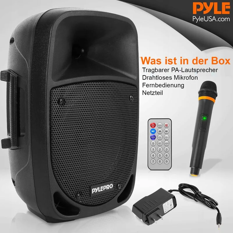 PYLE Draagbare Karaoke Machine Bluetooth 800W Party LED β foto 7