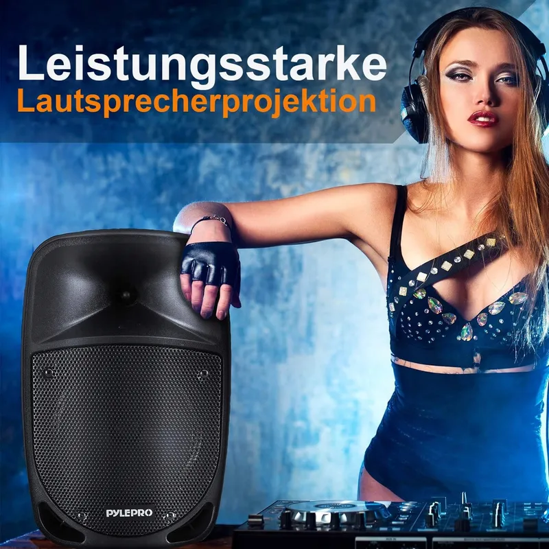 PYLE Draagbare Karaoke Machine Bluetooth 800W Party LED β foto 4