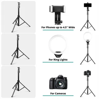 UBEESIZE Ringlicht met Statief 10 Inch Bluetooth Afstandsbediening — miniatuur 5