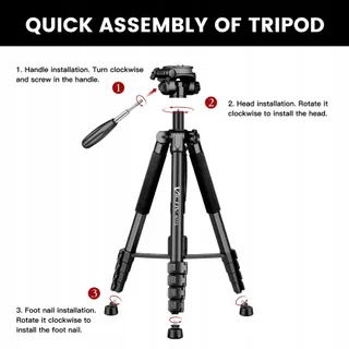 VICTIV Camerastatief 182cm Aluminium Monopod Kogelkop — miniatuur 8