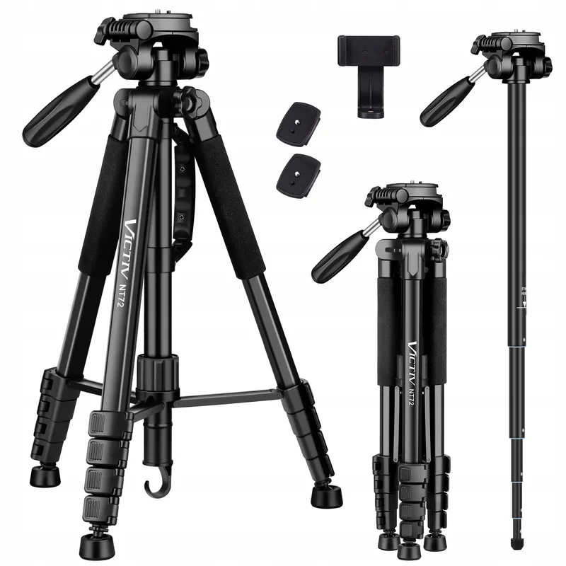VICTIV Camerastatief 182cm Aluminium Monopod Kogelkop — foto 1