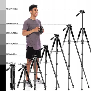 VICTIV Camerastatief 182cm Aluminium Monopod Kogelkop — miniatuur 6