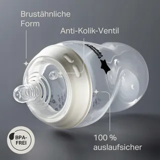 TOMMEE TIPPEE Close to Nature Antikoliek Flessen 260ml 6-delig — miniatuur 4