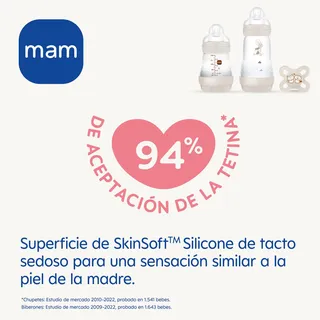 MAM Cadeauset Pasgeborenen Anti-koliek Flessen Speen Blauw — miniatuur 4
