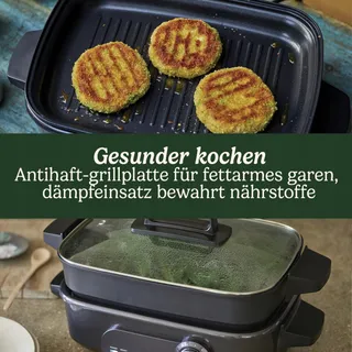CUISINART Multicooker 5-in-1 Grillen Bakken Stomen Grijs — miniatuur 4