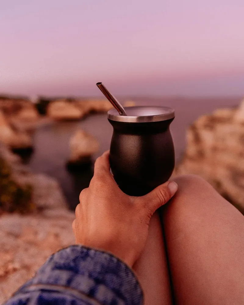 Mate Theeset Bio 3 Matesoorten RVS Mok — foto 7