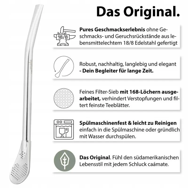 Mate Theeset Bio 3 Matesoorten RVS Mok — foto 5