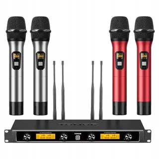TONOR Draadloze Microfoonset 90m Bereik Voor Kerk En Podium — miniatuur 1