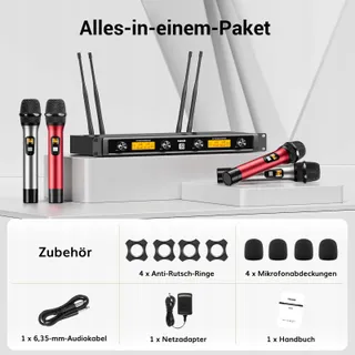 TONOR Draadloze Microfoonset 90m Bereik Voor Kerk En Podium — miniatuur 9