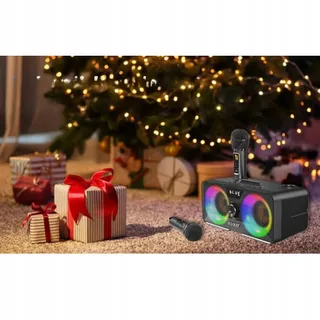 Draagbare Karaoke Machine Bluetooth Speaker 2 Microfoons — miniatuur 13