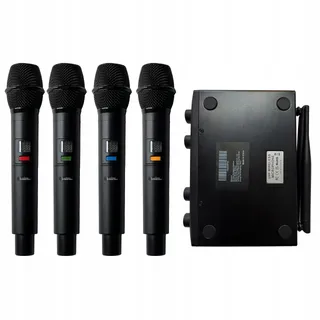 MELONARE Draadloos UHF Microfoonsysteem 4 Kanalen 61m MWM-41-4H — miniatuur 8