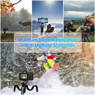 GOOCONG Flexibel Statief Smartphone en Camera iPhone Samsung Canon Nikon — miniatuur 7