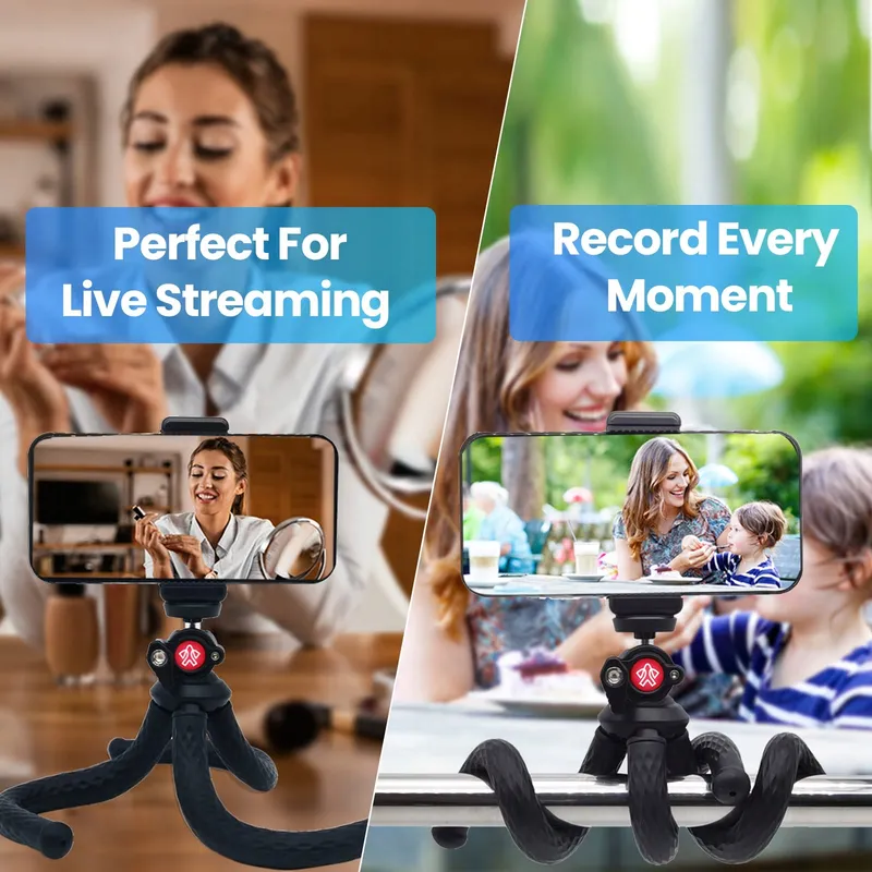 GOOCONG Flexibel Statief Smartphone en Camera iPhone Samsung Canon Nikon — foto 5