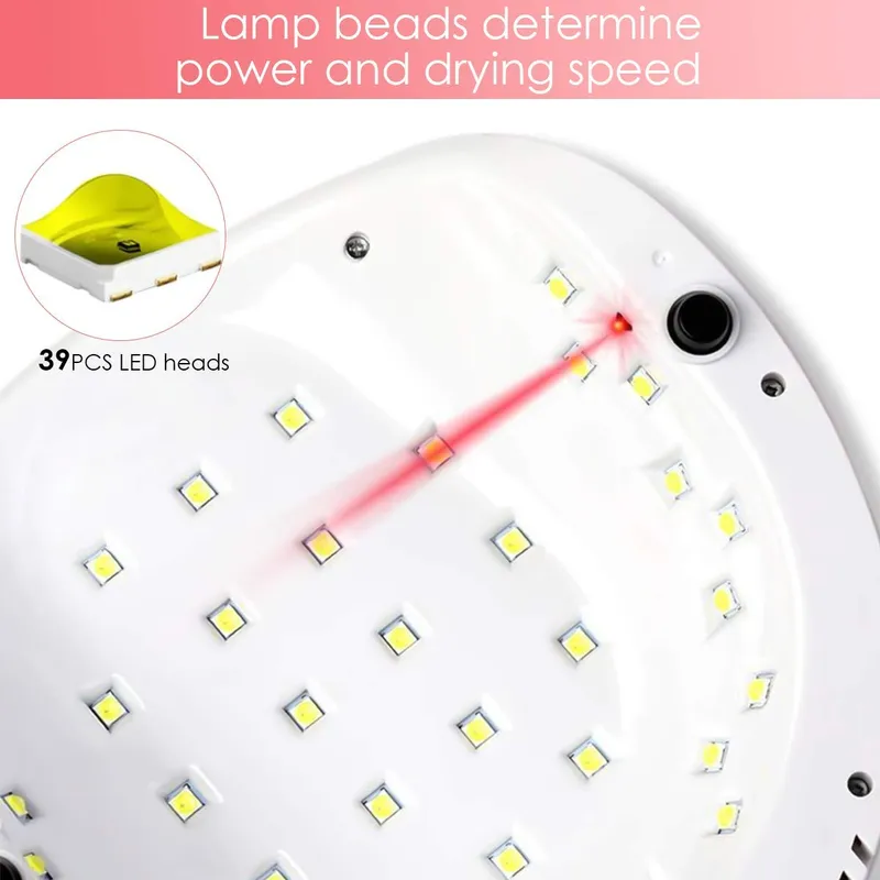 JANOLIA UV LED Nagellamp 86W Sensor LCD Professioneel β foto 4