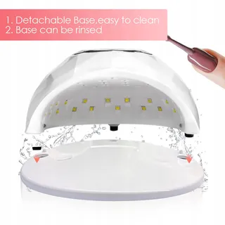 JANOLIA UV LED Nagellamp 86W Sensor LCD Professioneel — miniatuur 3