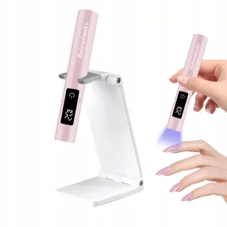 ASIMEBESTY Mini UV LED Nagellamp Roze Draagbaar 20/60/90S — miniatuur 1