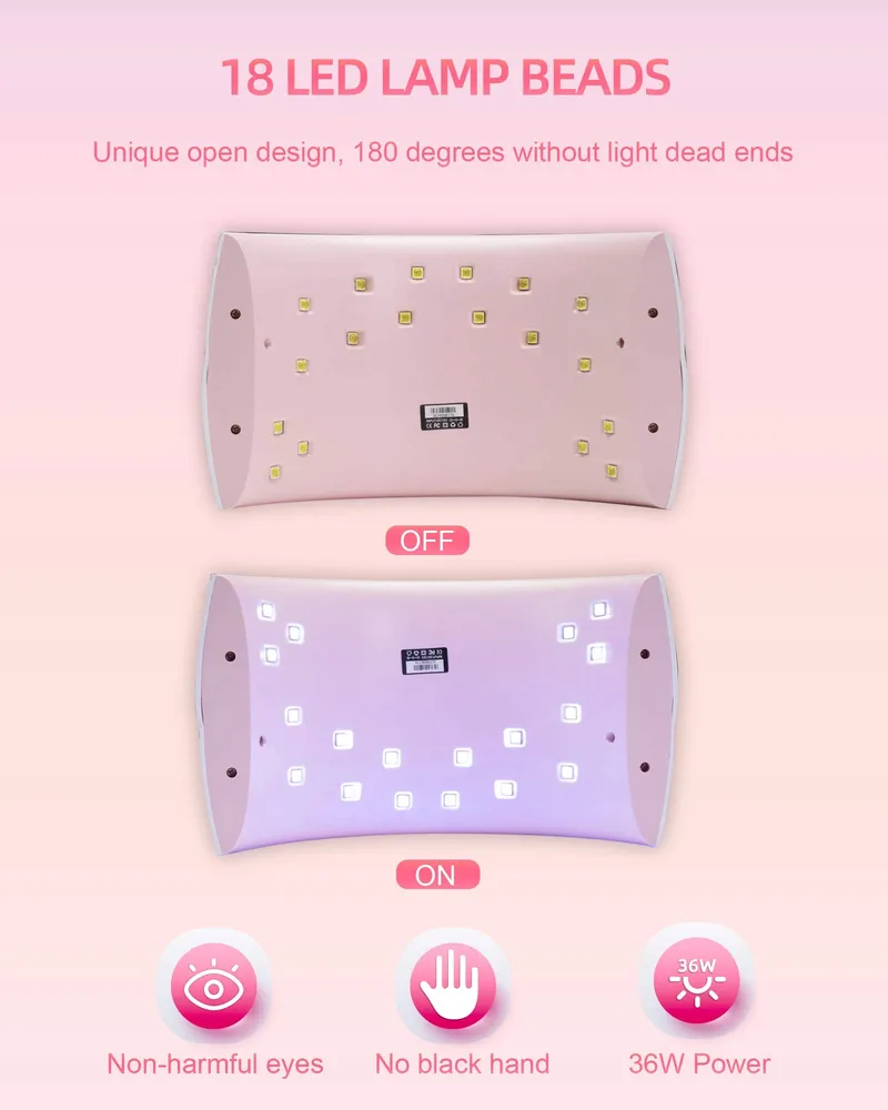 SUNUV UV LED Nagellamp Timer Sensor Manicure Pedicure — foto 3