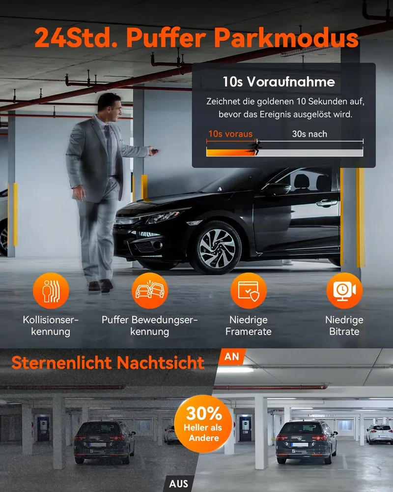 VANTRUE N4 Pro Dashcam 4K 360° WiFi GPS IR Nachtzicht — foto 5