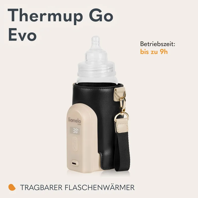 LIONELO Thermup Go Evo Flessenwarmer USB-C LCD 5 Standen — foto 2