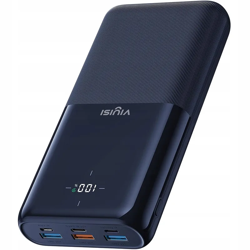 VIYISI Powerbank 20W PD Snelladen USB C LED Display Blauw — foto 1