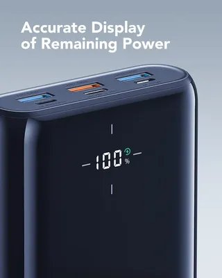 VIYISI Powerbank 20W PD Snelladen USB C LED Display Blauw — miniatuur 6