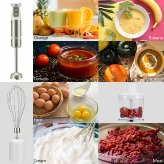 INKBIRD Staafmixer Set 4-in-1 600W 6 Snelheden Soep Smoothie — miniatuur 4