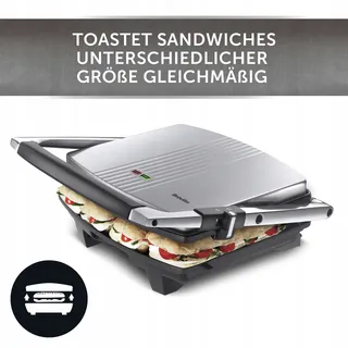 BREVILLE Panini Grill 4-Sneden Roestvrij Staal — miniatuur 4