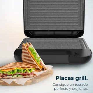 CECOTEC Rock'nToast Grill+ Sandwichmaker 800W RockStone — miniatuur 4