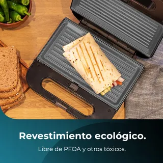 CECOTEC Rock'nToast Grill+ Sandwichmaker 800W RockStone — miniatuur 7