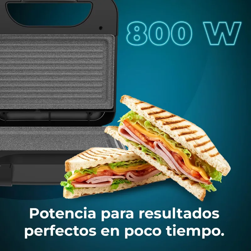 CECOTEC Rock'nToast Grill+ Sandwichmaker 800W RockStone — foto 5