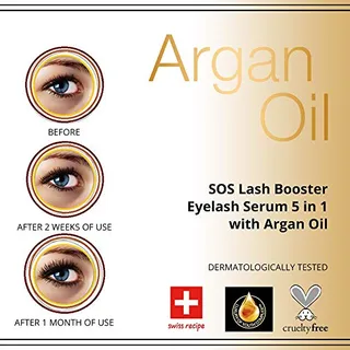 EVENILE COSMETICS SOS Lash Booster Wimperserum 5-in-1 Groeiactivator 10ml — miniatuur 2